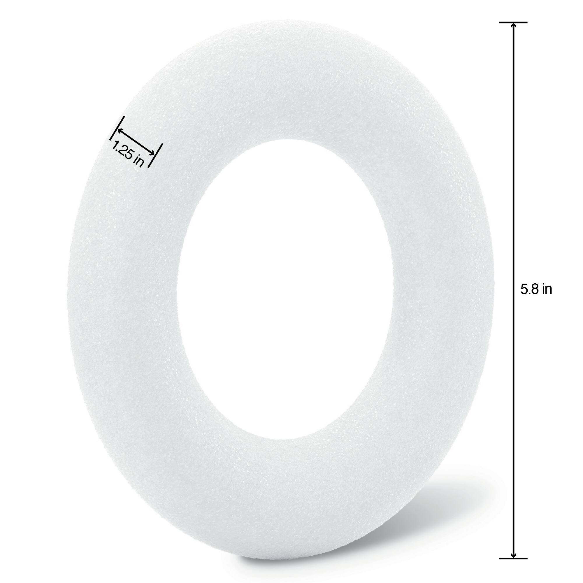 FloraCraft® CraftFōM 6" White Wreath